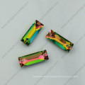 Rainbow Color Sew on Stones Strass Beads con dos agujeros